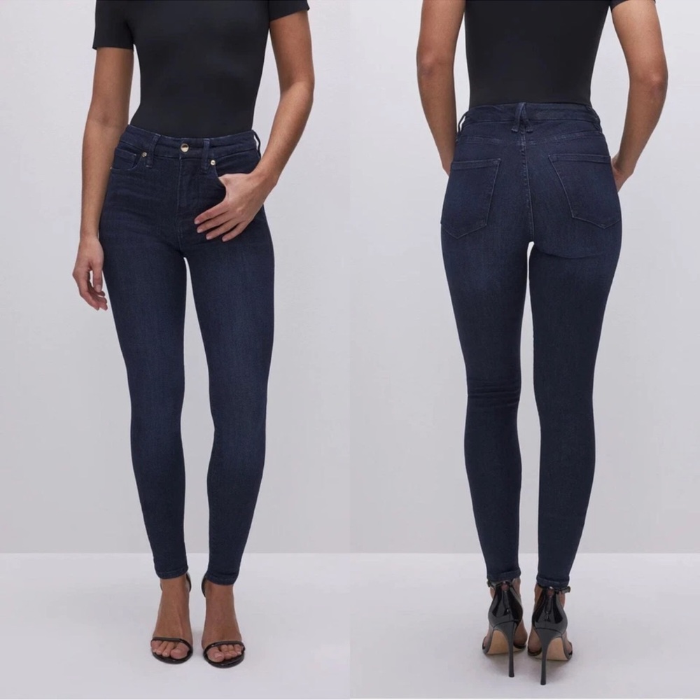 NWT GOOD AMERICAN LEGS SKINNY JEANS | BLUE224 - BLUE224 / Regular / 6 × 1